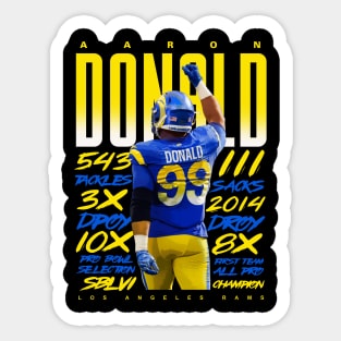 Aaron Donald Retirement Sticker